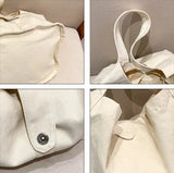 Oversized Female Casual Canvas Slouchy Shoulder Bag