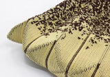 Fem. Knitted Pleated Graffiti Bag Big Capacity Portable Shopping Pouch