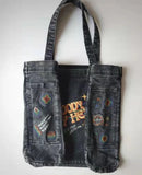 90s Y2K Style Embroidery Tote Bag Hip Hop School Laptop Work Overnight Bag