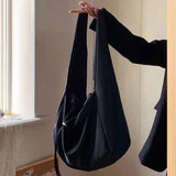Oversized Women Bag Nylon Bucket Shoulder Bag Tote Bag