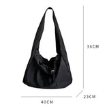 Oversized Women Bag Nylon Bucket Shoulder Bag Tote Bag