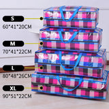 Oversized Duffle Bag Moving House Woven Big Travel Bag Quilt Clothes Sorting Bag