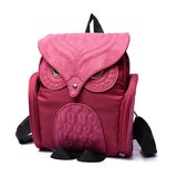 Owl Shape Embossed Shoulder Backpack Bags Satchel Travel Bag Womens' PU Backpack