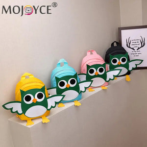 Owl Wings Backpack Rucksacks Children Preppy Style Girls Owl Wings Rucksacks