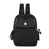 Oxford Backpack School Female Bags Solid Women Business Bags