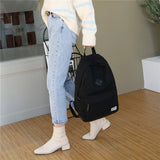 Oxford Backpack 15.6in Laptop, College Students School Bags,17in Large Capacity