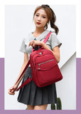 Oxford Backpacks Female School Bags Ladies Laptop Backpack Waterproof