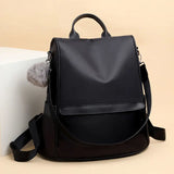 Oxford Canvas Backpack Women's Anti-Theft Versatile Schoolbag