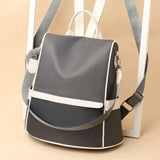 Oxford Canvas Backpack Women's Anti-Theft Versatile Schoolbag
