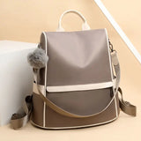 Oxford Canvas Backpack Women's Anti-Theft Versatile Schoolbag