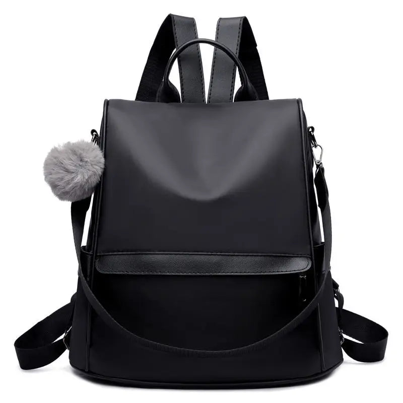 Oxford Canvas Backpack Women's Anti-Theft Versatile Schoolbag