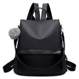 Oxford Canvas Backpack Women's Anti-Theft Versatile Schoolbag