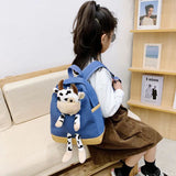 Kids Cow School Backpack for Girls Boys