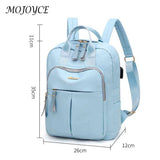Oxford Cloth Backpack USB Anti-theft Women Student Scho