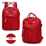 Oxford Cloth Backpack USB Anti-theft Women Student Scho