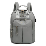 Oxford Cloth Backpack USB Anti-theft Women Student Scho