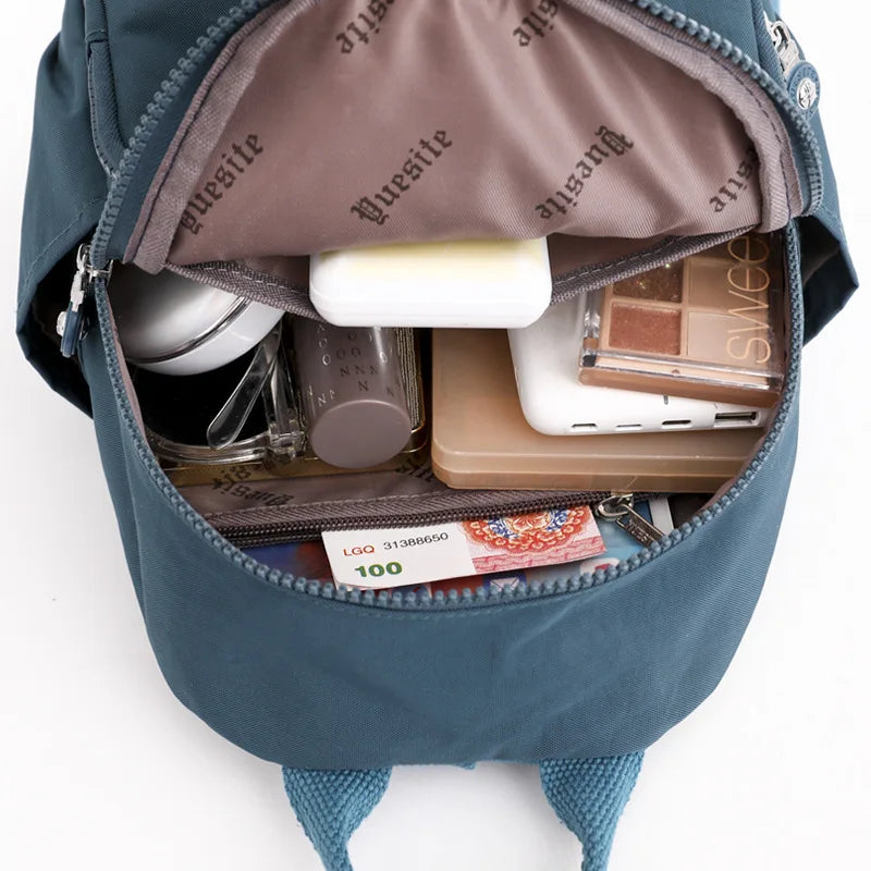 Light Oxford Cloth Backpack Rucksack Ladies Bag School Travel Bag