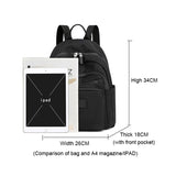 Fashionable Oxford Cloth Backpack for Women Students School Bag