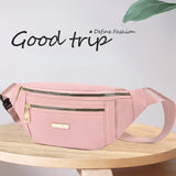 Oxford Cloth Chest Messenger Bag Women Casual Fanny Pack Waist Bum Bag