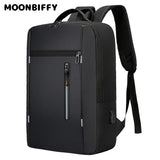 Men's Oxford Cloth Laptop Backpack 15.6 Inch Business School Travel Bag