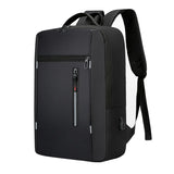 Men's Oxford Cloth Laptop Backpack 15.6 Inch Business School Travel Bag