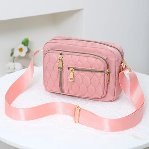 Middle-aged Women's Shoulder Bag Casual Multi-layer Messenger Collection Purse