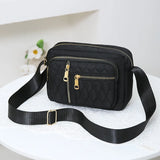 Middle-aged Women's Shoulder Bag Casual Multi-layer Messenger Collection Purse