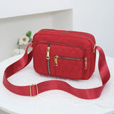Middle-aged Women's Shoulder Bag Casual Multi-layer Messenger Collection Purse
