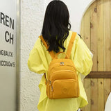 Oxford Cloth Nylon Backpack Women's Large Capacity Travel Bag