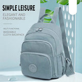 Oxford Cloth Nylon Backpack Women's Large Capacity Travel Bag