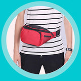 Waterproof Oxford Waist Bag Sports Travel Outdoor Pack