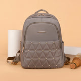 Waterproof Backpacks Rivet Student Girl Schoolbag Women's Shoulder Bags