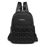 Waterproof Backpacks Rivet Student Girl Schoolbag Women's Shoulder Bags