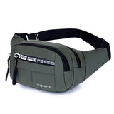 Waterproof Oxford Cloth Waist Bag for Workout Travel
