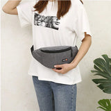 Oxford Fanny Pack Banana Bags Travel Men Women Belt Bag Phone Money Waist Bag