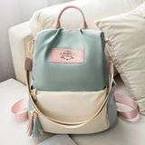 Oxford Female Student Schoolbag Large-capacity Backpack