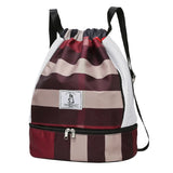 Fitness Bag with Shoe Compartment, Large Capacity