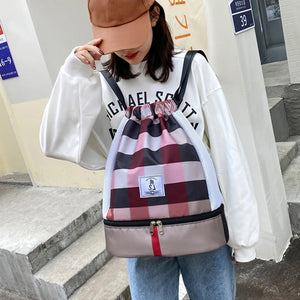 Fitness Bag with Shoe Compartment, Large Capacity