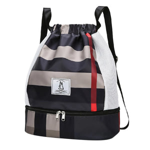 Oxford Fitness Bag Large Capacity Gym Bag with Shoe Compartment Lightweight