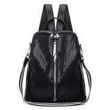 Oxford Lady Backpacks Women Bag Sequins Girl School Bags Laptop Backpack