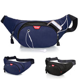 Oxford Men Waist Bag Casual Fanny Pack Large Capacity Belt Bag