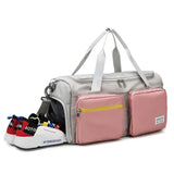 Oxford Waterproof Gym Duffle Bag with Shoes Compartment
