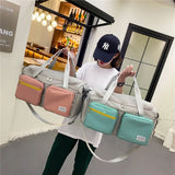 Oxford Waterproof Gym Duffle Bag with Shoes Compartment