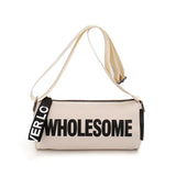 Oxford Round Small Bag Women's Crossbody Shoulder Bag Letter Messenger Bag