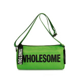 Oxford Round Small Bag Women's Crossbody Shoulder Bag Letter Messenger Bag