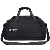 Oxford Travel Backpack Waterproof Gym Bag with Shoes Compartment