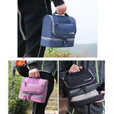Oxford Travel Organizer Cosmetic Bags Wash Toiletry Case