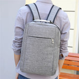 Oxford Ultralight Anti-Theft Backpack USB Charging Laptop Notebook Business Bag