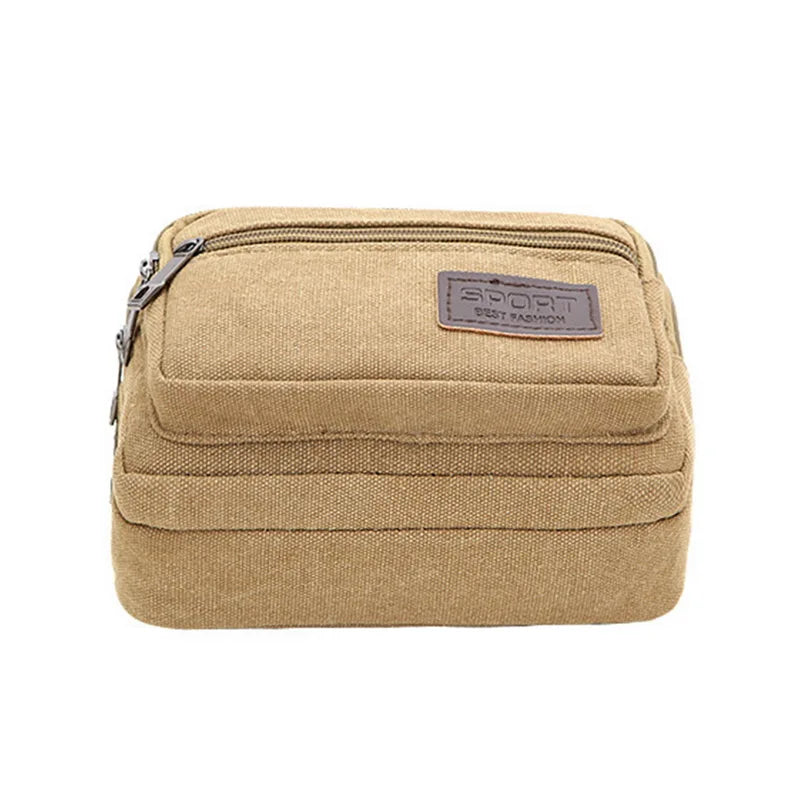 Oxford Waist Bag Durable Canvas Multifunction Traval Outdoor Fanny Pack