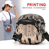 Cartoon Printing Single Shoulder Bag Oxford Wallet for Women